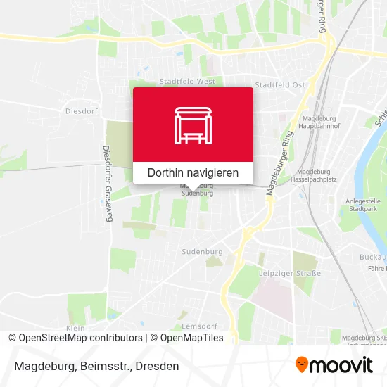 Magdeburg, Beimsstr. Karte