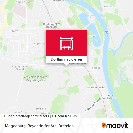 Magdeburg, Beyendorfer Str. Karte