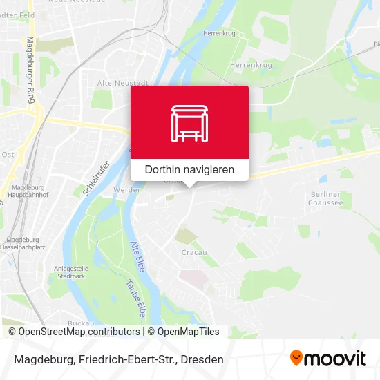 Magdeburg, Friedrich-Ebert-Str. Karte