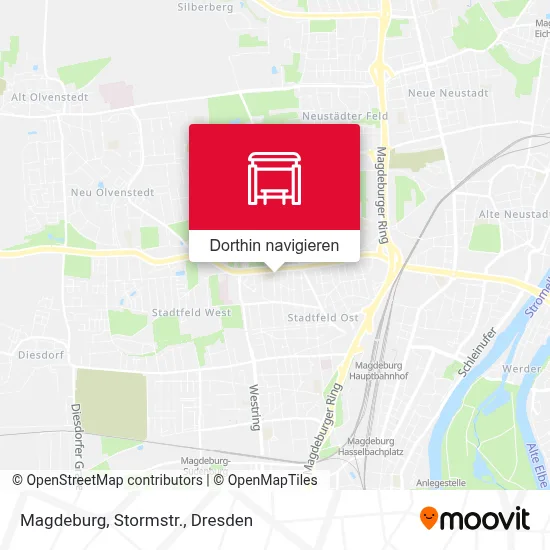 Magdeburg, Stormstr. Karte