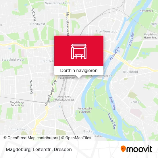 Magdeburg, Leiterstr. Karte