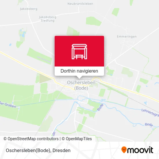 Oschersleben(Bode) Karte