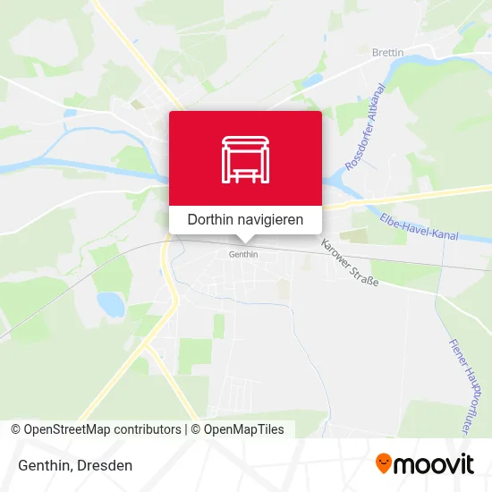 Genthin Karte