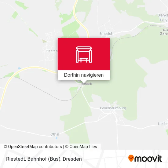 Riestedt, Bahnhof (Bus) Karte