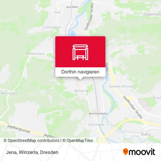 Jena, Winzerla Karte