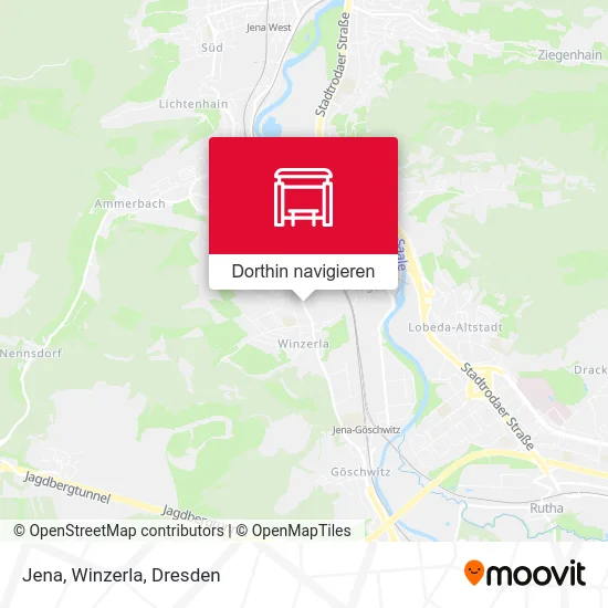 Jena, Winzerla Karte