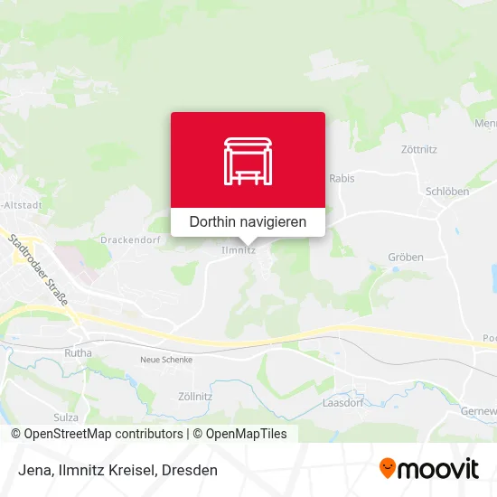 Jena, Ilmnitz Kreisel Karte