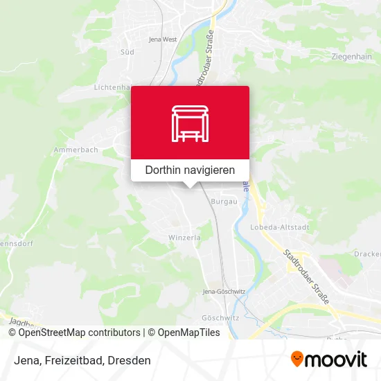 Jena, Freizeitbad Karte