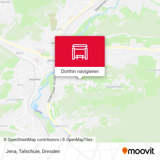 Jena, Talschule Karte