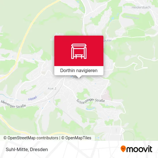 Suhl-Mitte Karte