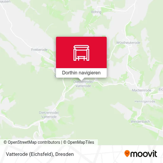 Vatterode (Eichsfeld) Karte
