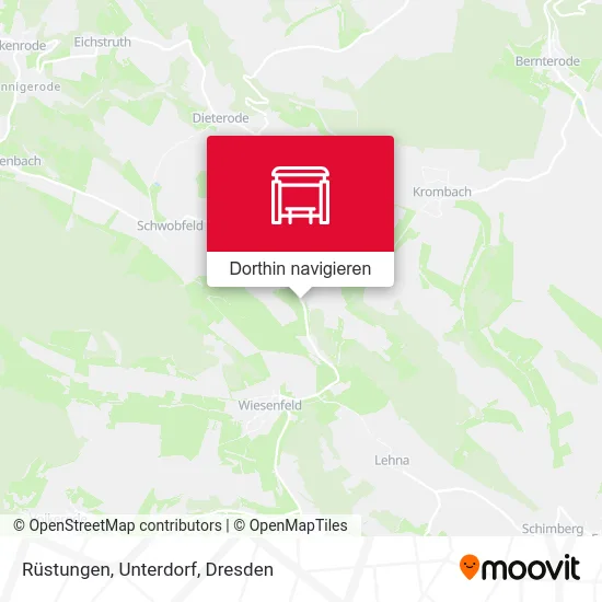 Rüstungen, Unterdorf Karte