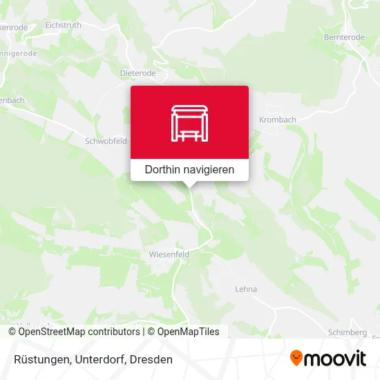 Rüstungen, Unterdorf Karte
