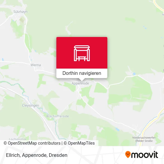 Ellrich, Appenrode Karte