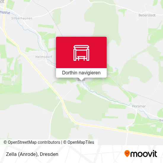 Zella (Anrode) Karte