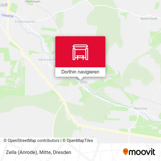 Zella (Anrode), Mitte Karte