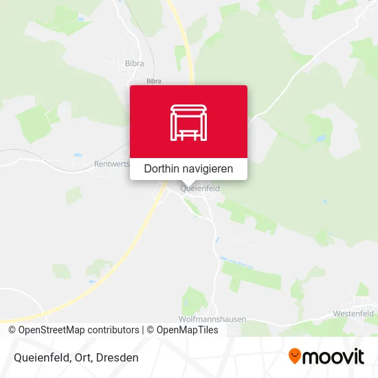 Queienfeld, Ort Karte