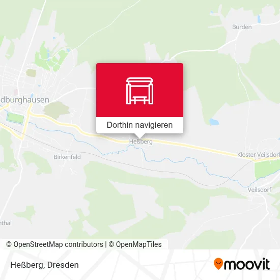 Heßberg Karte