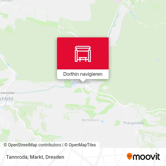 Tannroda, Markt Karte