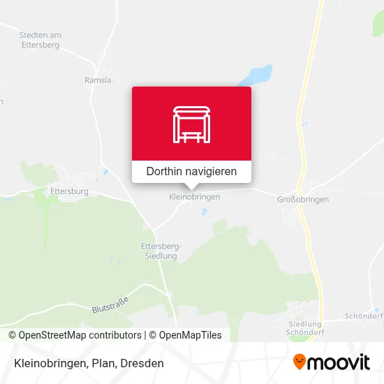 Kleinobringen, Plan Karte