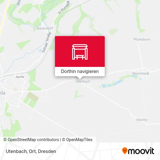 Utenbach, Ort Karte