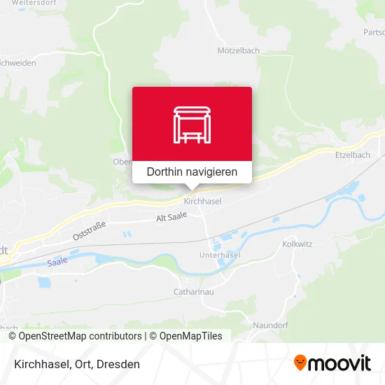 Kirchhasel, Ort Karte