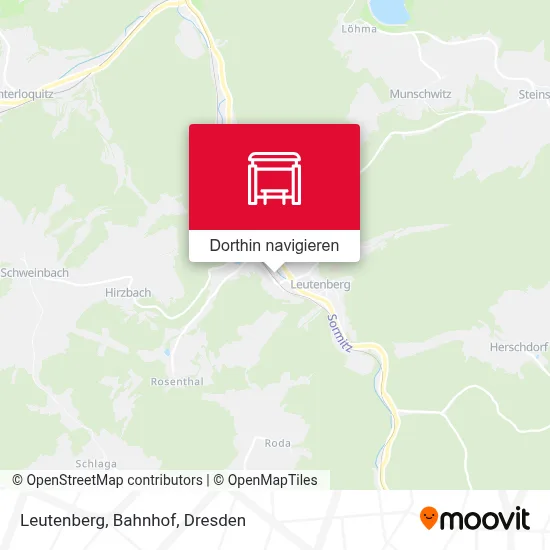Leutenberg, Bahnhof Karte