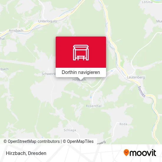 Hirzbach Karte