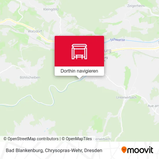 Bad Blankenburg, Chrysopras-Wehr Karte