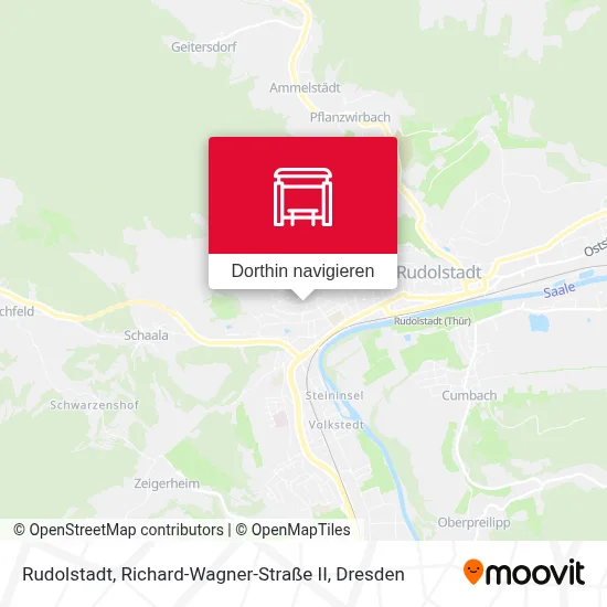 Rudolstadt, Richard-Wagner-Straße II Karte