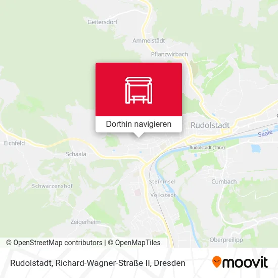Rudolstadt, Richard-Wagner-Straße II Karte