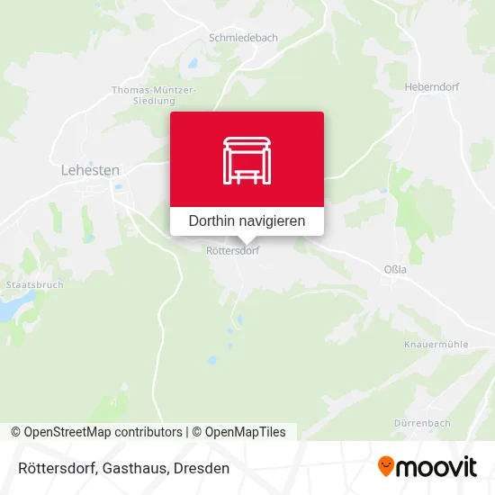 Röttersdorf, Gasthaus Karte