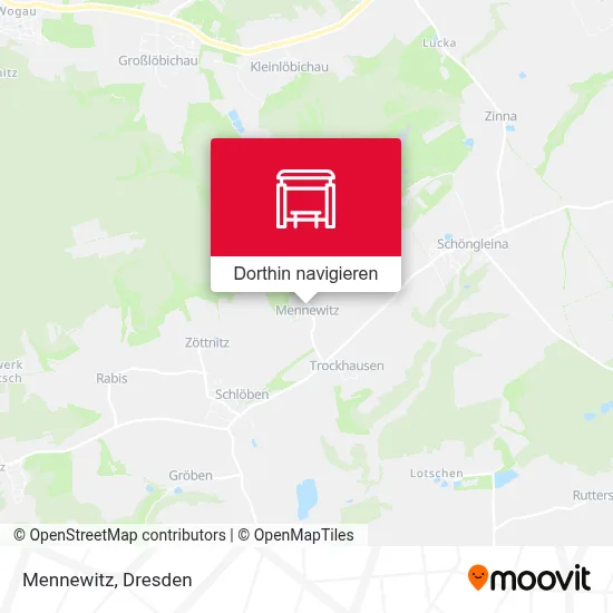 Mennewitz Karte