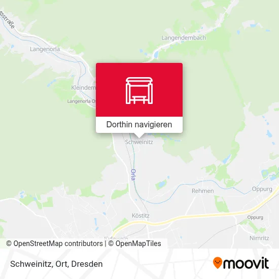 Schweinitz, Ort Karte