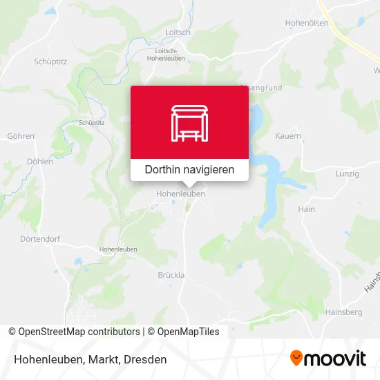 Hohenleuben, Markt Karte