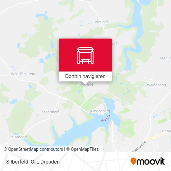 Silberfeld, Ort Karte