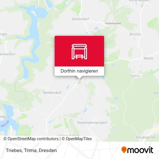 Triebes, Trima Karte