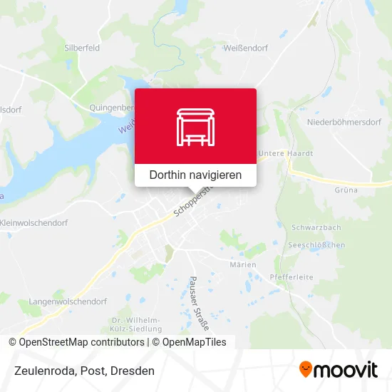 Zeulenroda, Post Karte