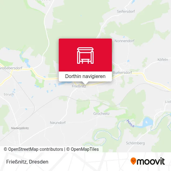 Frießnitz Karte