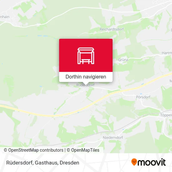 Rüdersdorf, Gasthaus Karte