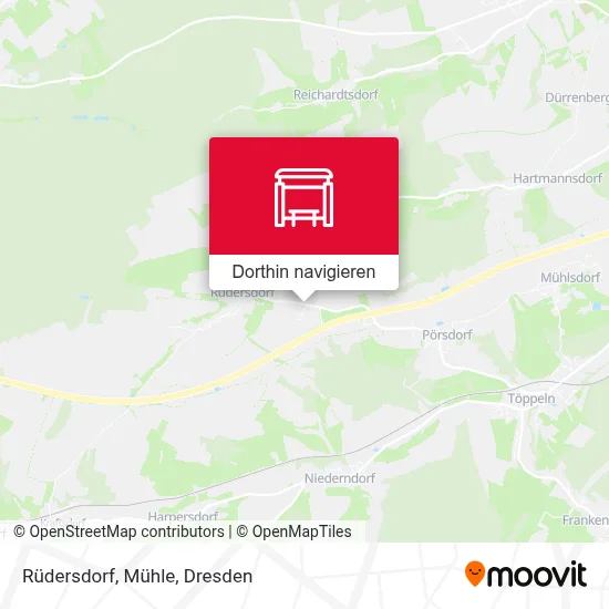 Rüdersdorf, Mühle Karte