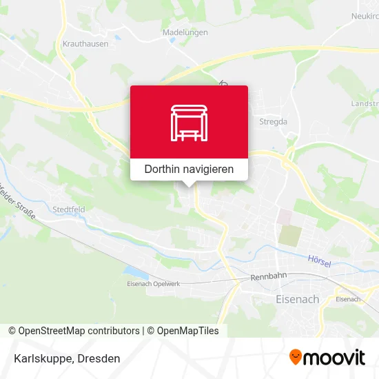 Karlskuppe Karte