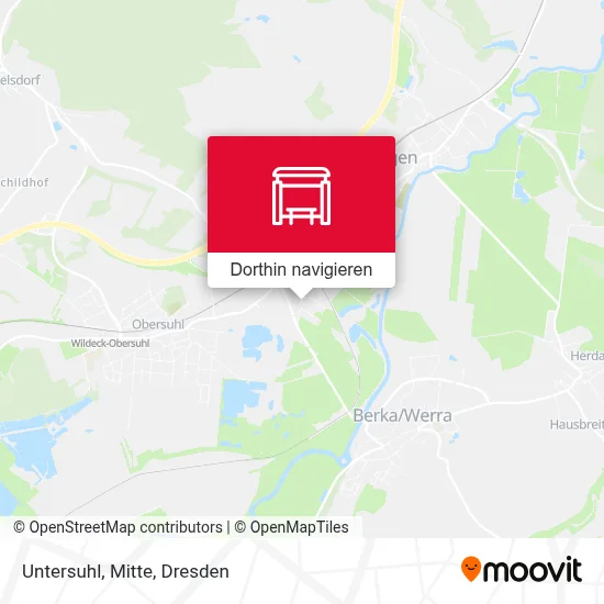 Untersuhl, Mitte Karte