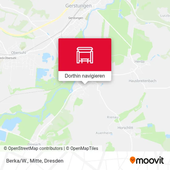 Berka/W., Mitte Karte