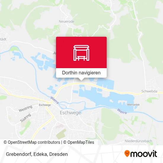 Grebendorf, Edeka Karte