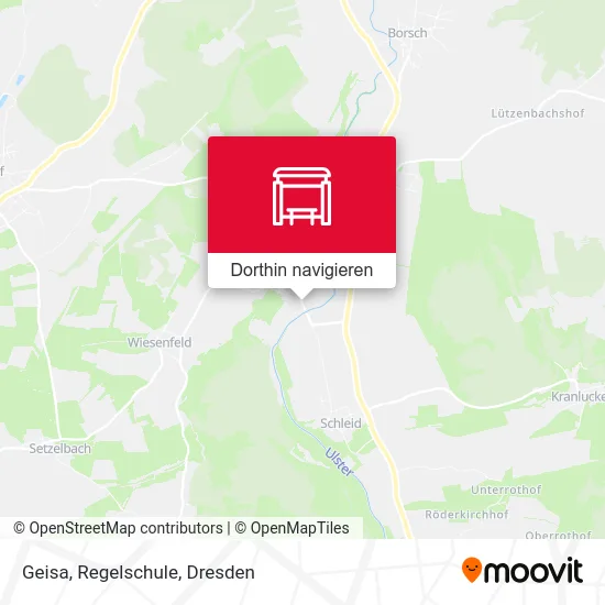 Geisa, Regelschule Karte