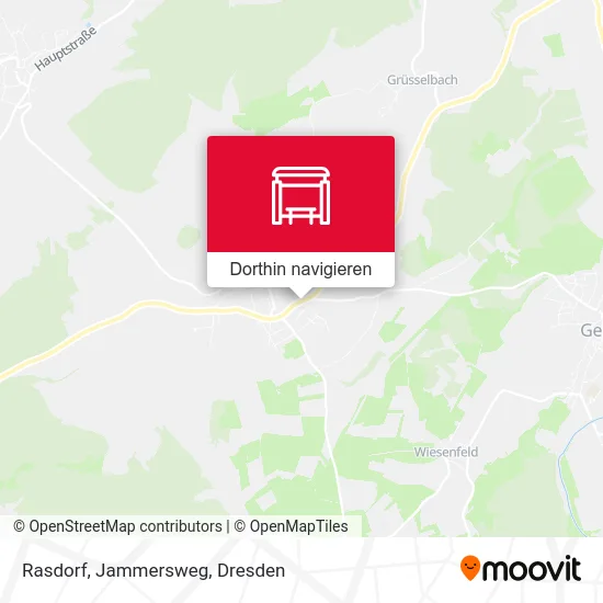 Rasdorf, Jammersweg Karte