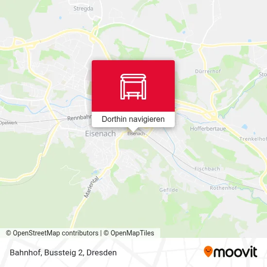 Bahnhof, Bussteig 2 Karte