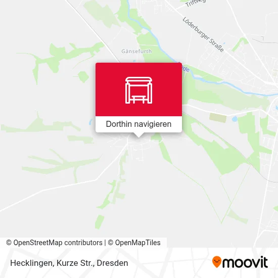 Hecklingen, Kurze Str. Karte