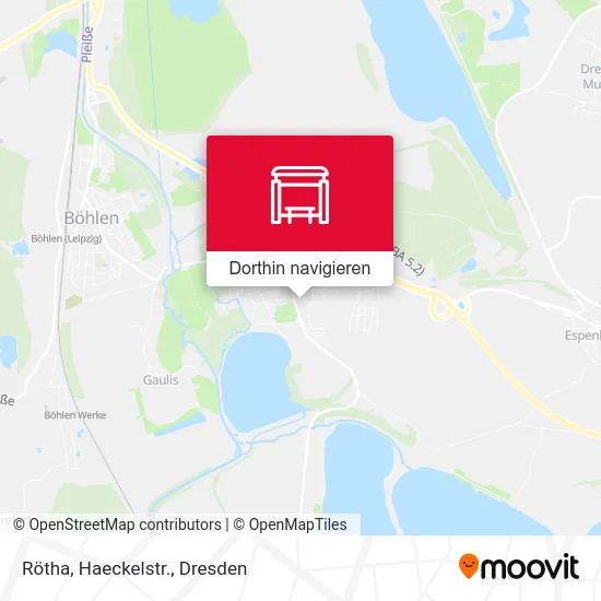 Rötha, Haeckelstr. Karte